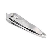 YIBOZI 2 cortaúñas de acero inoxidable con borde inclinado, herramienta de manicura y pedicura, punta inclinada, cortador de cutículas