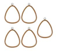 YIBOZI Aro de bordado, 5 piezas de marco de bordado, gotas de bordado, aro de bordado de cruces, práctico aro de bordado para proyectos de manualidades