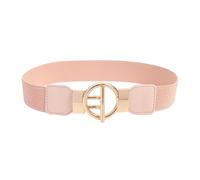 YIBOZI Cinturón de cintura elástico para mujer, a la moda, con hebillas de metal, ajustable, para vestidos, atuendo casual, fiesta, oficina, ropa