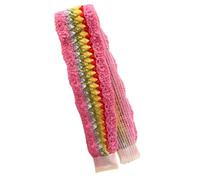 YIBOZI Diadema de punto retro con correa mágica, diadema ajustable para mujeres y hombres, tela acrílica suave, accesorio para el cabello, unisex, vintage