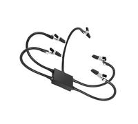 YIBOZI Estación de soldadura Helping Hands, herramienta de soldadura de tercera mano, brazo flexible para reparación de electrónica, proyectos de montaje de joyas