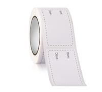 YIBOZI Etiquetas para congelador, etiquetas autoadhesivas para almacenamiento de alimentos, paquete de 250 unidades, 5 x 3 cm