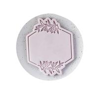 YIBOZI Juego de moldes de galletas de fondant con diseño de estilos coreanos, moldes flexibles para hornear en el hogar, patrón coreano, marco de bendición, para decoraciones elegantes de postres