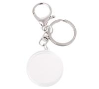 YIBOZI Llavero, llavero de aleación acrílica con anillos de almohadilla, llavero conmemorativo, medallas, caja de colección