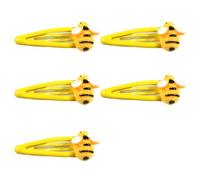 YIBOZI Paquete de 5 pinzas para el pelo de abejas para niños, horquillas de ABS mixtas, accesorios para el pelo para niñas, juego multicolor