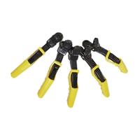 YIBOZI Pinzas para el pelo, paquete de 5 pinzas brillantes de doble bisagra para mujer, para peinar el cabello, uso profesional en salón de belleza, color brillante