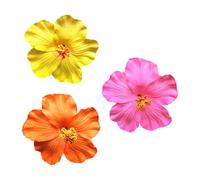 YIBOZI Plumeria - Horquilla para el pelo, paquete de 3 unidades, diseño de flores, antideslizante, para fiestas, bodas