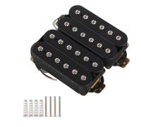 Yibuy 2 pastillas de guitarra eléctrica de 4,2 k/4,3 k ohmios 50/52 mm para punk hard rock negro