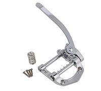 Yibuy 224 x 98 mm aleación de zinc plata guitarra eléctrica trémolo unidad puente vibrato