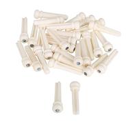 Yibuy 30PCS Guitarra Acústica Cuerdas Peg Bridge Pin Endpin con Shell Dot