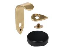 Yibuy Funda de plástico para saxofón de 17 mm de diámetro con soporte de gancho