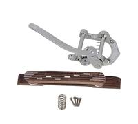 Yibuy Juego de 2 piezas de cordal Vibrato y puente de palisandro, multicolor para pieza de guitarra de jazz