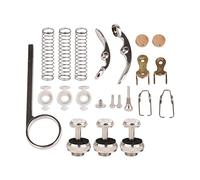 Yibuy Kit de reparación de bricolaje con botón de válvula de drenaje para corneta plana B con almohadilla de corcho