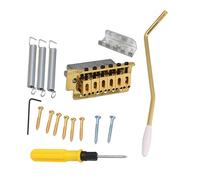 Yibuy Kit de tornillos para puente de guitarra eléctrica de 8,4 x 4,8 x 4,2 cm, aleación de zinc y hierro