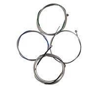 yibuy plateado n¨²cleo de acero 4/4?tama?o completo cuerdas para violonchelo D G C Set bola chapado en n¨ªquel