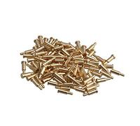 Yibuy Sonda de cobre de 2 mm de diámetro, 6 mm de altura, paquete de 100 unidades