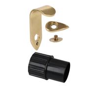 Yibuy Tapón de plástico para saxofón alto con soporte de gancho para el pulgar