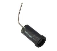 Yibuy - Tubo que imita el sonido de los truenos, color negro