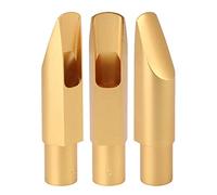 Yibuy Woodwind Accessory Golden 6C - Boquilla para saxofón alto jazz en E Flat