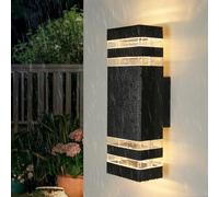 YICALE Aplique Pared Exterior LED Lámpara de Pared para exterior Up Down