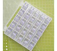 YICBOR 25 Bobinas de plástico para máquinas de coser Husqvarna Viking #4120612-45/4114401
