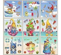 YICHEN Pegatinas de Ventana de Primavera Verano 9 Hojas 82 Piezas Anticolisión Calcomanías de Ventana Ventana para Habitación de Niños para Ventana Vidrio Verano Baby Shower Niños