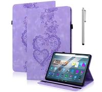 YiChZhe Funda para Amazon Fire Max 11 (13ª generación, 2023) de 11 pulgadas, con soporte para bolígrafo, piel sintética, resistente a los golpes, fina, con compartimento para tarjetas y función atril