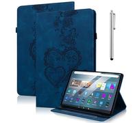 YiChZhe Funda para Amazon Fire Max 11 (13ª generación, 2023) de 11 pulgadas, con soporte para bolígrafo, piel sintética, resistente a los golpes, fina, con compartimento para tarjetas y función atril