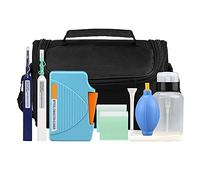 Yicizol MK-200 - Kit de limpieza de fibra óptica con casete de limpieza para conectores FC SC ST LC MU, bolígrafos de limpieza de fibra de 1,25 mm/2,5 mm, toallitas de limpieza