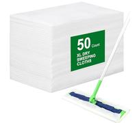 Yicotira Paños de barrido en seco XL para trapeador Swiffer Sweeper XL - 50 unidades desechables extra extra para mascotas - Recambios de paño seco multisuperficie resistente para limpieza de suelos