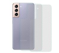 Yidai-Silu 3 protectores de pantalla trasera de fibra de carbono 3D para Galaxy S24 (permeabilidad al aire, antideslizantes, antihuellas, película protectora para Samsung Galaxy S24 de 6.2 pulgadas)