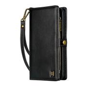 Yidai-Silu Funda tipo cartera desmontable 2 en 1 de piel para Galaxy S26 Plus con tarjetero, a prueba de golpes, carcasa de TPU extraíble para Samsung Galaxy S26+ Plus, color negro