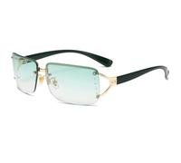 Yidata Gafas de sol cuadradas de doble puente para mujeres y hombres, no polarizadas, marco de metal completo, lentes de policarbonato de moda europea americana, para viajes al aire libre, uso diario