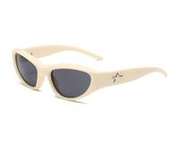 Yidata Lentes de sol envolventes no polarizados para hombres y mujeres, protección UV400, Y2K, decoración de estrellas, lentes de sol de marco completo con marco de policarbonato y lente para uso
