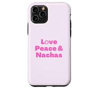 Yiddish hebreo dicho judío Love Peace & Nachas pink Carcasa para iPhone 11 Pro