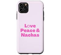 Yiddish hebreo dicho judío Love Peace & Nachas pink Carcasa para iPhone 11 Pro Max