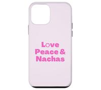 Yiddish hebreo dicho judío Love Peace & Nachas pink Carcasa para iPhone 12 mini