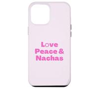 Yiddish hebreo dicho judío Love Peace & Nachas pink Carcasa para iPhone 12 Pro Max