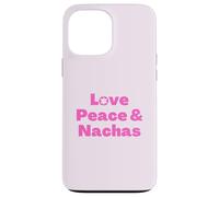 Yiddish hebreo dicho judío Love Peace & Nachas pink Carcasa para iPhone 13 Pro Max