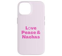 Yiddish hebreo dicho judío Love Peace & Nachas pink Carcasa para iPhone 14
