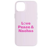 Yiddish hebreo dicho judío Love Peace & Nachas pink Carcasa para iPhone 14 Plus