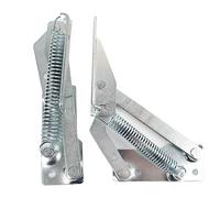 YIDELAI - Bisagra (1 par), soporte de elevación plegable de 90 grados, bisagra para sofá cama para puertas de armarios, contenedor de muebles (1, silver)