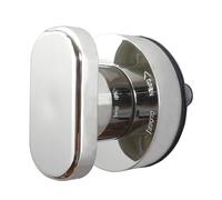YIDELAI-Fácil instalación de manijas de armarios pegajosos, manijas pegajosas y manijas con ventosas - para puertas de vidrio, puertas correderas y puertas de armarios (S-silver)