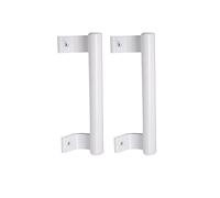 YIDELAI - Manilla para puerta corredera de dos piezas en aluminio de 8" adecuada para puertas de patio y puertas de cristal. Sustitución de algunas manillas de puertas antiguas