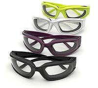 yidenguk Gafas de Cebolla, 4 Pares sin lágrimas Cebolla Gafas de Moda Protector Duradero, una Cocina Vasos a Prueba de Viento a Prueba de Polvo del Ojo Protector para Hombres, Mujeres Barbacoa