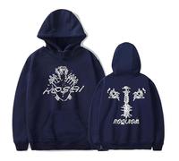 YIDHGQ Keshi Requiem Album - Sudadera con Capucha Unisex a la Moda,Estampado De ModaCómoda Sudadera,Azul,M