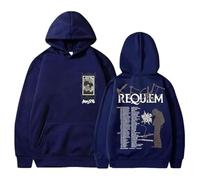 YIDHGQ Keshi Requiem World Tour Logo - Sudadera con Capucha Unisex a la Moda,Estampado De ModaCómoda Sudadera,Azul,XS