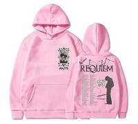 YIDHGQ Keshi Requiem World Tour Logo - Sudadera con Capucha Unisex a la Moda,Estampado De ModaCómoda Sudadera,Rosado,3XL