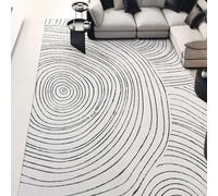 Yidlkecqey Alfombra Eléctrica Calefactable de Grafeno de Doble Capa, Lavable y Desmontable, Alfombra Térmica para Suelo de Sala de Estar(Type G,150x200cm/59x78.7in)