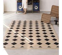 Yidlkecqey Alfombra Eléctrica de Suelo Calefactable de Grafeno Lavable - Alfombra Calefactora Desmontable y Ahorro de Energía para Uso en Interiores(Type I,160x230cm/63x90.5in)